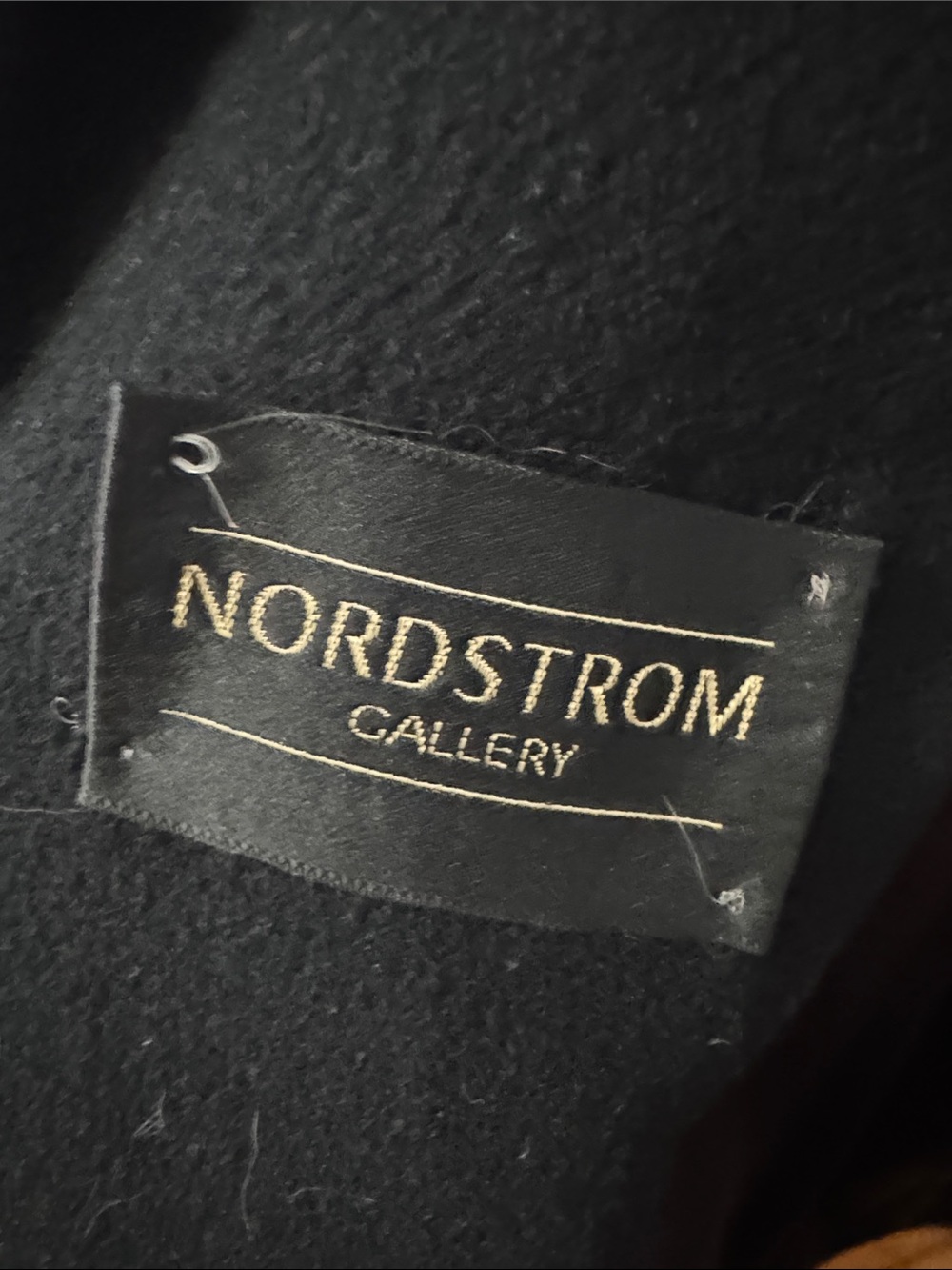 Nordstrom Gallery Black Women's Coat